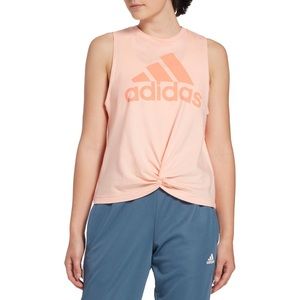 Adidas knotted tank top